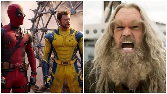 Deadpool Wolverine teaser release date Deadpool and Wolverine movie Shawn Levy Hugh Jackman Ryan Reynolds Tyler Mane Sabretooth Marvel Studios film Deadpool 3 superhero movie epic showdown Wolverine vs Sabretooth fan excitement July 26 movie release India English Hindi Tamil Telugu Time Variance Authority TVA Loki Mr. Paradox Matthew Macfadyen Emma Corrin Morena Baccarin Brianna Hildebrand Jennifer Garner Leslie Uggams Karan Soni Stefan Kapičić Rob Delaney action film Marvel saga Deadpool trilogy superhero merc used car salesman alternate universe Wolverine Wade Wilson Marvel Cinematic Universe MCU film franchise movie teaser superhero action comic book film