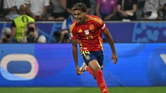 Lamine Yamal, at 16, breaks Pele's long-standing record with a stunning goal in the Euro 2024 semi-final against France, showcasing his exceptional talent and promise for Spain.