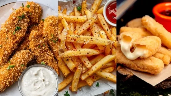 French Fry Day fry-shaped snacks chicken tenders mozzarella sticks jalapeno poppers crispy French fries celebration recipes Once Upon a Chef Sugar Spun Run Love and Lemons peri peri spiced cheese-coated meat-loaded garlic-seasoned fry order France Belgium beloved appetizers delicious
