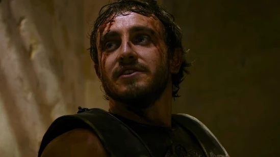 Paul Mescal Pedro Pascal Ridley Scott Gladiator II Official Trailer Paramount Pictures Action-Packed Sequel Paul Mescal as Lucius Denzel Washington Russell Crowe Original Film 2000 Numidia North Africa Late Commodus Joaquin Phoenix Lucilla Connie Nielsen General Marcus Acacius Flashback