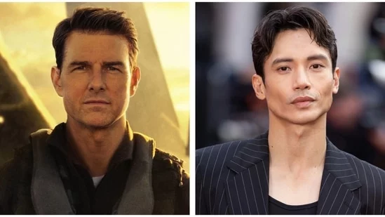 Manny Jacinto Top Gun Maverick Tom Cruise Top Gun Maverick Manny Jacinto scenes cut Manny Jacinto interview Manny Jacinto GQ magazine Tom Cruise influence Top Gun Maverick cast Manny Jacinto LT Billy Fritz Avalone Manny Jacinto Top Gun role Tom Cruise Top Gun sequel Top Gun Maverick release Top