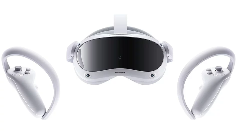 Pico 4S mixed reality headset Vision Pro design ByteDance Snapdragon XR2 Gen 2 chipset six cameras ringless controllers immersive experiences South Korean certification comfortable headband adjustable fit wrist straps grey carry case operational controls UI navigation HTC Vive XR Elite Meta Quest 3 performance leaks upcoming launch