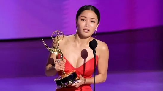 Anna Sawai Emmy Award Best Lead Actress Drama Series Shogun first Asian actress Emmy win Mariko FX show Peacock Theater Los Angeles Primetime Emmy Awards 2024 historical drama John Landgraf Justin Marks Rachel Kondo emotional speech mom family gratitude stoicism role of a lifetime Pachinko Monarch Giri Haji F9 Ninja Assassin James Clavell novel Japanese history 25 nominations most-nominated series Hiroyuki Sanada Lord Yoshii Toranaga Best Actor Outstanding Drama Series FX historical epic frontrunner Emmy nominations first win first nomination outstanding performance Asian representation television awards history-making moment lead actress drama series Emmy success historical fiction television excellence award-winning drama historical accuracy Japanese culture television achievements Emmy triumph dramatic performance lead role groundbreaking achievement Emmy recognition