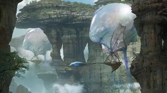 Avatar Fire and Ash James Cameron new concept art Na'vi tribes fire tribes flying Na'vi Dylan Cole Steve Messing Zachary Berger Tulkun bioluminescent ocean Na'vi culture Pandora new cultures Avatar sequel release December 2025 hot