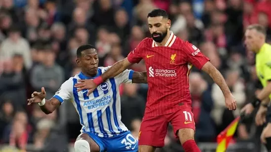 Mohamed Salah Liverpool departure contract renewal Mohamed Salah Instagram post Liverpool fans anxious Mohamed Salah future Anfield Egyptian star Liverpool Brighton match decisive goal Cody Gakpo contract negotiations top of the table Mohamed Salah emotional post