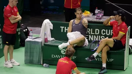 Rafael Nadal final match Carlos Moya emotional revelation Spain Davis Cup Finals Netherlands quarterfinal professional tennis career final match Carlos Moya confession Rafael Nadal farewell Malaga Rafael Nadal Botic van de Zandschulp career triumph Carlos Moya coach 2016 injuries return