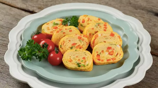 Salami Omelette Recipe NDTV FoodReview share recipe Facebook Twitter Whatsapp Reddit salami omelette delicious breakfast recipe omelette and salami combination flavorful recipe perfect occasion total cook time prep time cook time recipe servings easy ingredients salami