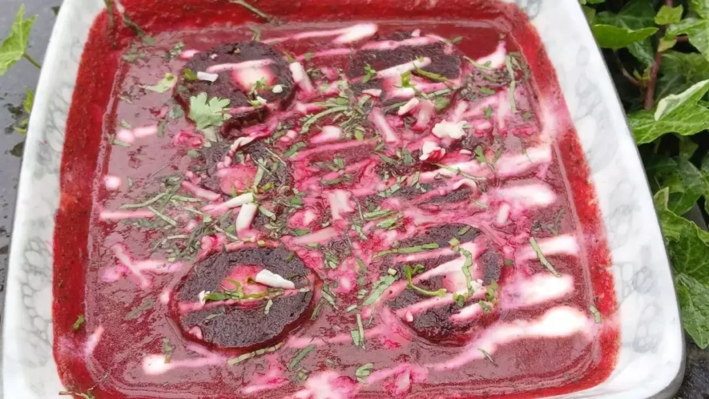 Beetroot kofta curry recipe Chef Nitish Chandra Phani unique kofta curry spices beetroot kofta naan roti cooking time preparation ingredients garlic soft cheese green chili cumin powder vegetable oil corn