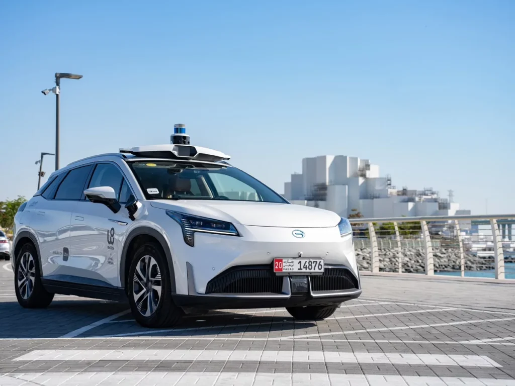 self-driving cars Abu Dhabi autonomous Uber rides WeRide autonomous driving technology Saadiyat Island Yas Island Zayed International Airport Abu Dhabi GP advanced transportation solutions smart transport service sustainable transportation unique safe experience safety operator