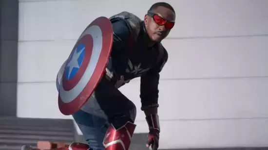 Anthony Mackie Captain America Brave New World Marvel Cinematic Universe MCU Chris Evans Steve Rogers Sam Wilson new Captain America Falcon and the Winter Soldier superhero movie Marvel phase new MCU era Marvel Studios Avengers