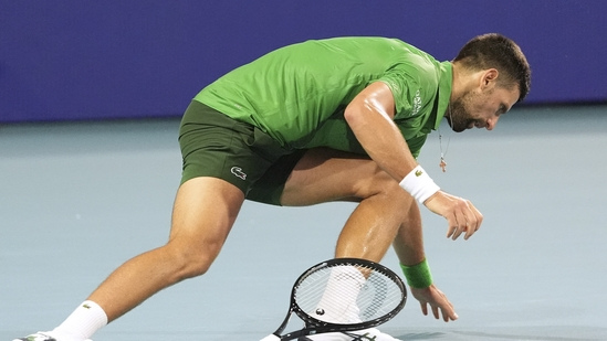 Novak Djokovic Miami Open final Novak Djokovic loss Novak Djokovic eye problem Miami Open 2025 final Jakub Mensik beats Djokovic Djokovic Mensik match Djokovic 100th title Djokovic Grand Slam champion Djokovic Miami Open history Djokovic latest match Djokovic tennis update Mensik Miami Open Mensik ATP rising star Djokovic eye infection Djokovic match delay Djokovic Miami crowd Djokovic Miami tennis Djokovic Miami Open news Djokovic latest tennis results Djokovic training partners Djokovic Czech player Mensik Czech tennis Mensik ATP rankings Djokovic post-match interview Djokovic upcoming tournaments Djokovic next match ATP Miami Open ATP 2025 season