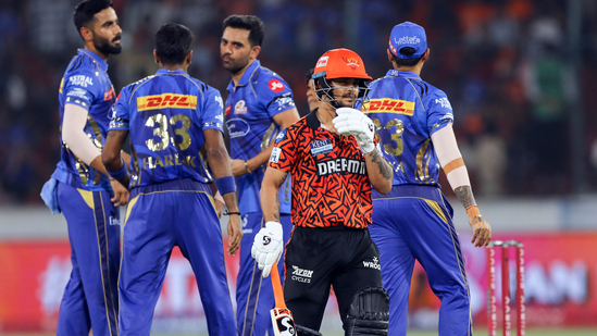 Ishan Kishan dismissal IPL 2025 SRH vs MI Ishan Kishan controversy Ishan Kishan walks without edge Ishan Kishan Deepak Chahar Ryan Rickelton umpire Vinod Seshan IPL bizarre dismissals Sunrisers Hyderabad vs Mumbai Indians match analysis cricket news Ishan Kishan form drop Ishan Kishan Varun Aaron reaction Nick Knight reaction Manoj Tiwary Ishan Kishan confusion IPL 2025 highlights Ishan Kishan average IPL updates IPL live cricket score IPL latest news MI vs SRH match review IPL 2025 standings Sunrisers playoff hopes Mumbai Indians win Ishan Kishan social media reactions IPL strange moments cricket expert opinions Indian Premier League updates
