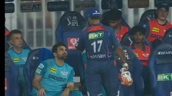 Rishabh Pant animated chat LSG vs DC IPL 2025 Rishabh Pant batting order controversy Rishabh Pant Zaheer Khan dugout argument Rishabh Pant late batting entry Rishabh Pant IPL reaction LSG batting strategy Lucknow Super Giants team decisions Delhi Capitals vs LSG highlights Rishabh Pant disappointed LSG IPL match analysis Rishabh Pant vs Zaheer Khan Suresh Raina Pant discussion Rishabh Pant No 7 position Rishabh Pant IPL 2025 dismissal Mukesh Kumar wickets DC vs LSG match report KL Rahul Abishek Proel half century IPL 2025 news Rishabh Pant leadership questions LSG vs DC full match update