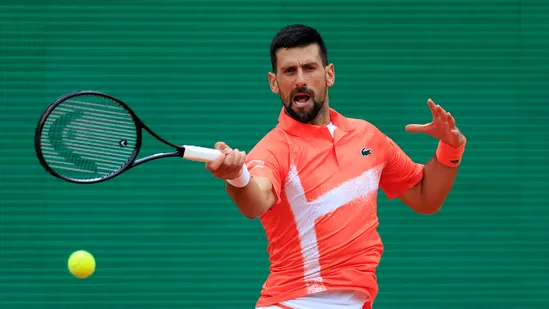 Novak Djokovic Monte Carlo 2025 Djokovic vs Tabilo Monte Carlo Masters 2025 Novak Djokovic news ATP tour Monte Carlo Novak Djokovic latest match Novak Djokovic out of Monte Carlo Djokovic early exit Alejandro Tabilo beats Djokovic Djokovic second round loss Djokovic 100th ATP title Novak Djokovic clay court loss Djokovic eye infection Djokovic vs Tabilo score Djokovic latest tournament result Djokovic tennis loss ATP Monte Carlo Masters Tabilo next match Monte Carlo Masters 2025 results Carlos Alcaraz Monte Carlo Masters Carlos Alcaraz comeback win Alcaraz vs Cerundolo Alcaraz Monte Carlo second round Alcaraz clay court match Alcaraz ATP tour 2025 Alcaraz latest news Monte Carlo tennis 2025 ATP 2025 schedule Carlos Alcaraz win highlights Francisco Cerundolo Monte Carlo match Alcaraz third round match Alcaraz vs