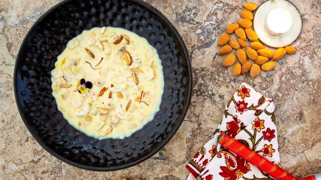 Learn how to make Almond and Makhana Kheer in just 20 minutes. This quick and easy dessert is perfect for festivals like Ganesh Chaturthi and combines rich milk almonds and fox nuts for a healthy Indian sweet dish.
