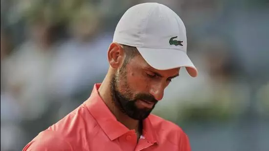 Novak Djokovic 2025 Djokovic early exits Djokovic losing streak Novak Djokovic French Open 2025 Djokovic form decline Djokovic career low Djokovic defeats 2025 Novak Djokovic Madrid Open Djokovic Rome withdrawal Djokovic Monte Carlo loss Djokovic vs Arnaldi Djokovic vs Tabilo Novak Djokovic coaching Andy Murray Novak Djokovic unforced errors Djokovic physical struggle Djokovic mental pressure Novak Djokovic news