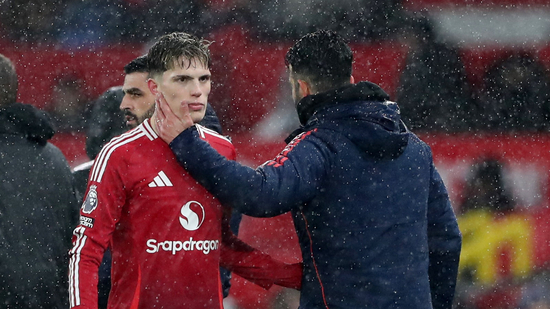 Manchester United Tottenham Hotspur Europa League final Alejandro Garnacho Ruben Amorim Europa League trophy Brennan Johnson Mason Mount Amad Diallo Rasmus Hojlund Joshua Zirkzee Garnacho Instagram Garnacho brother post FA Cup final Community Shield runners-up medal Garnacho disappointment Garnacho substitute United loss Spurs win Spurs trophy Garnacho statement United fan