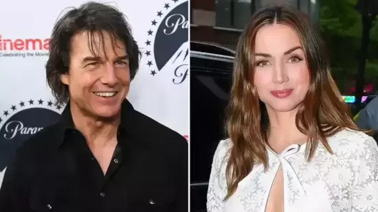 Tom Cruise Ana de Armas Mission Impossible Final Reckoning New York premiere Tom Cruise praises Ana de Armas Ballerina movie John Wick spin off Tom Cruise Ana de Armas dating rumors Tom and Ana relationship update Tom Cruise age 60 Ana de Armas with Keanu Reeves Tom Cruise on Ana talent Valentine’s Day dinner London Tom Cruise and Ana de Armas helicopter ride Ana de Armas David Beckham birthday event Ana de
