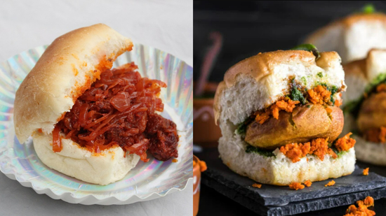 International Burger Day Indian street burgers Goan Chorizo Poe Mumbai Vada Pav Gujarati Dabeli desi burger recipes street food style burgers homemade vada pav recipe easy dabeli preparation spicy potato burger Indian fast food pav bun burger ideas Indian vegetarian burgers Goan chorizo sandwich chorizo pav Indian burger day ideas tamarind chutney burger spicy green chutney fried potato vada Indian bun snacks