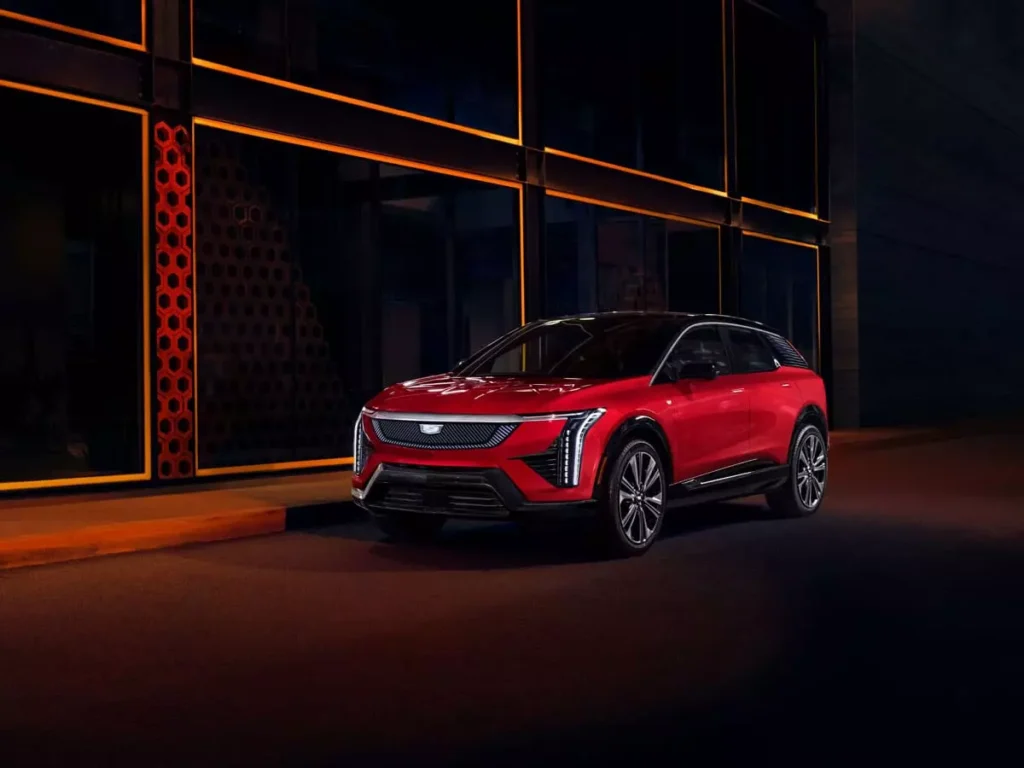 Cadillac OPTIQ electric SUV Cadillac EV UAE Cadillac OPTIQ price in UAE 2025 Cadillac OPTIQ features new Cadillac electric car electric SUV launch UAE Cadillac electric SUV specs Cadillac OPTIQ review electric SUV with 492km range best EVs in UAE Cadillac electric car fast charging EVs in UAE Cadillac OPTIQ Google Built-In SUV with Dolby Atmos car with AKG sound system Cadillac EV launch 2025 electric vehicles UAE Cadillac