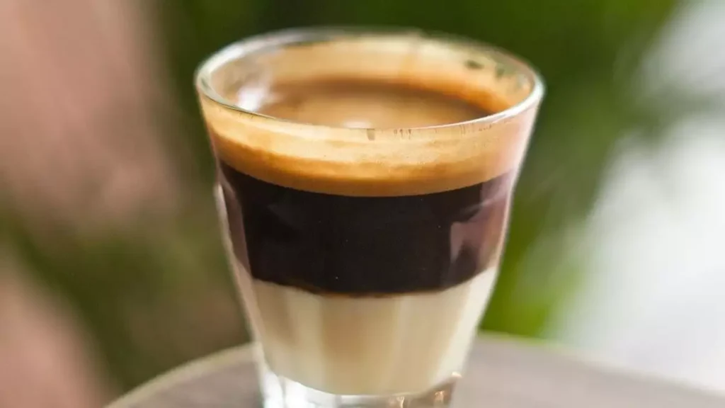Spanish coffee recipe Cafe Bombon how to make Cafe Bombon Spanish espresso drink condensed milk coffee drink Valencia coffee recipe easy coffee at home sweet espresso recipe European coffee culture simple coffee recipe two ingredient coffee rich coffee drinks dessert coffee ideas homemade Spanish coffee best espresso recipes sweet milk coffee Spanish drink Cafe Bombon preparation creamy espresso beverage
