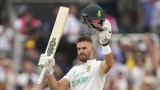 Aiden Markram WTC Final 2025 South Africa vs Australia Lord's Cricket Ground Aiden Markram century WTC Final Day 3 WTC 2025 live score WTC final scorecard South Africa cricket news Pat Cummins Josh Hazlewood Mitchell Starc Nathan Lyon Temba Bavuma South Africa chase 282 WTC final South Africa target WTC title win Aiden Markram unbeaten 102 South Africa 213 for 2 Bavuma Markram partnership Michael Vaughan