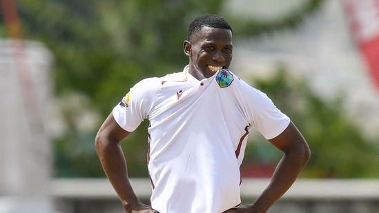 Shamar Joseph five wickets controversy West Indies vs Australia first Test Barbados Shamar Joseph denied five-for third umpire decision Travis Head UltraEdge catch controversy cricket news Barbados Test cricket highlights Adrian Holdstock umpire decision cricket debate Day 1 West Indies bowling Australia all out 180 Jayden Seales five wickets Shamar Joseph four wickets Mitchell Starc wickets Pat Cummins wickets Josh