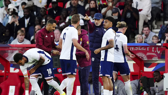 England vs Senegal England loses to Senegal Thomas Tuchel first loss England football team friendly match England defeat under Tuchel Senegal football team victory Harry Kane goal England record goal scorer Nicolas Jackson Ismaila Sarr goal Dean Henderson own goal Jude Bellingham disallowed goal Cheikh Sabaly Senegal third goal England fans boo England vs Senegal highlights England football news England vs Africa