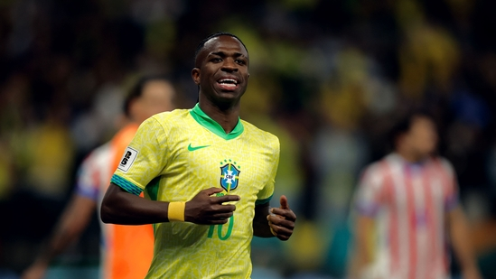 Vinicius Jr goal Brazil World Cup qualification Brazil vs Paraguay 2026 World Cup qualifiers Carlo Ancelotti Brazil coach Brazil home debut Brazil football news Brazil Paraguay highlights Brazil NeoQuimica Arena Brazil World Cup 2026 FIFA South America qualifiers Brazil second place standings Vinicius Junior Real Madrid Brazil Brazil top goal Vinicius winning goal Brazil football match Brazil football updates Brazil national team