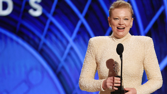 Tony Awards 2025 Tony Awards winners list Tony Awards highlights Sarah Snook Tony Awards Best Actress Stranger Things The First Shadow Tony Awards Stranger Things wins Tony Awards Broadway awards 2025 Cynthia Erivo Tony Awards host Maybe Happy Ending musical Purpose play Eureka Day revival Sunset Blvd