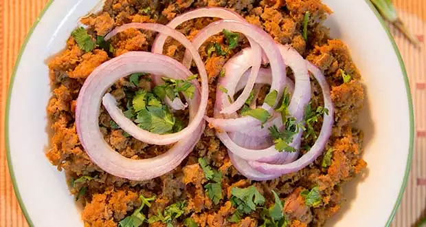 kachri keema recipe traditional Rajasthani keema dish how to make mutton keema with kachri Rajasthani cuisine mutton keema Indian mutton recipes authentic keema recipes smoked keema how to smoke keema Rajasthani kachri benefits meat tenderizer recipes papaya pineapple keema recipe spice blend for keema kachri keema cooking method homemade keema masala easy keema recipe festival keema dish minced