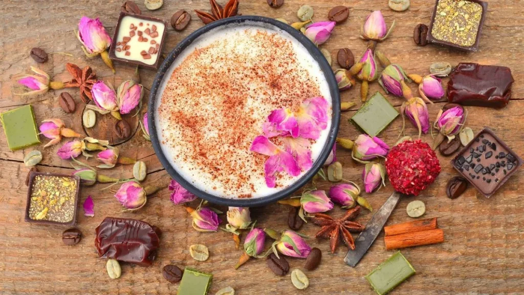 malai gulab ki kheer recipe how to make rose kheer at home quick kheer recipe Indian dessert ideas rose milk dessert coconut milk kheer easy Indian sweets festive sweets recipes condensed milk recipes quick dessert Indian rose dessert homemade kheer with rose petals traditional kheer with twist simple Indian kheer