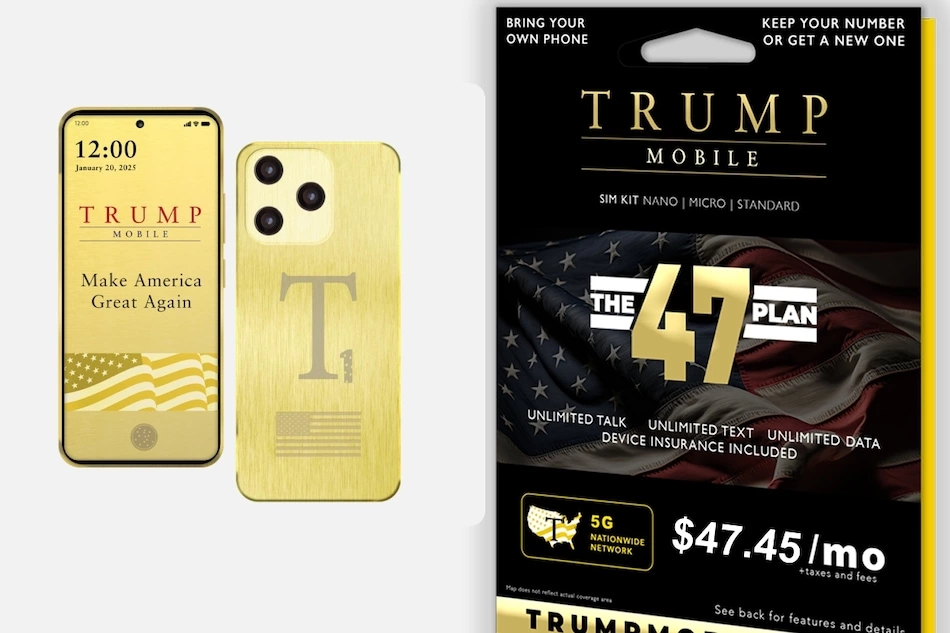 Trump Mobile T1 smartphone launch Trump phone Android 15 Trump T1 specs Trump Mobile US launch Trump Mobile network 47 Plan benefits Trump T1 6.8 inch AMOLED display Trump Organisation smartphone Trump phone pre-order Trump Mobile Android phone 5000mAh battery Trump phone price in USA Trump phone triple camera setup Trump T1 phone features Trump Mobile MVNO service Trump Mobile AT&T T-