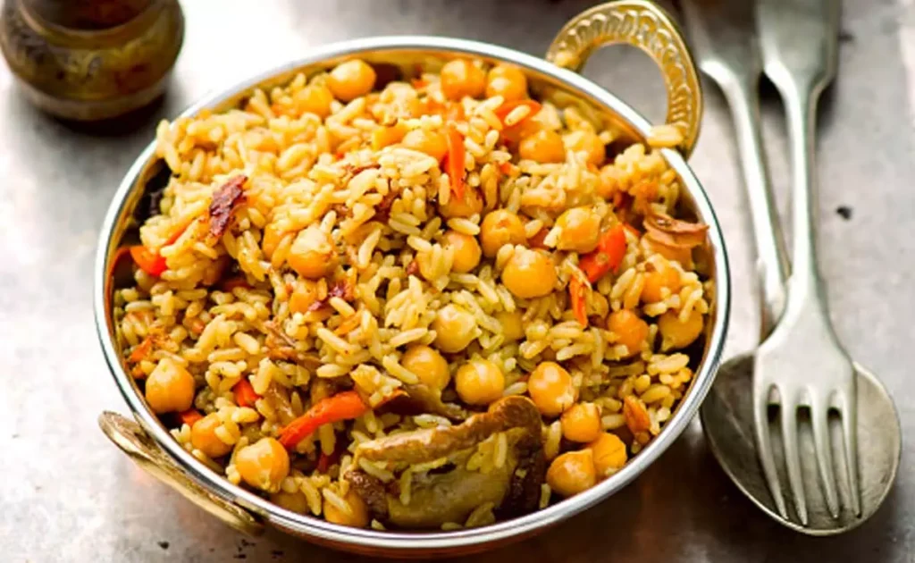 Achaari Chana Pulao recipe Indian pulao recipes how to make chana pulao pickle rice recipe Indian rice recipes easy vegetarian pulao rice with chickpeas chickpea pulao basmati rice recipe quick pulao recipe pickle spiced rice Indian achaar recipes tangy rice dish Indian veg recipes pulao with mixed vegetables chickpea rice for lunch healthy rice recipes Indian spicy rice recipes step by step pulao recipe Indian pickle