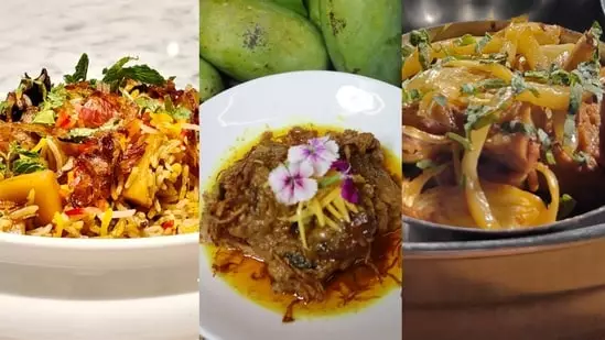 Mango biryani recipe savoury mango recipes Indian mango dishes mango curry recipe how to cook mango biryani chef mango biryani best mango biryani recipe unique biryani ideas mango in main course mango savoury dish recipes raw mango curry kathal curry with mango jackfruit curry recipes mango pickle chicken recipe Aam Ka Achaar Murg how to make chicken with mango pickle mango chicken curry ideas Indian pickle chicken recipes chef chicken curry with mango fusion recipes mango dinner ideas traditional mango