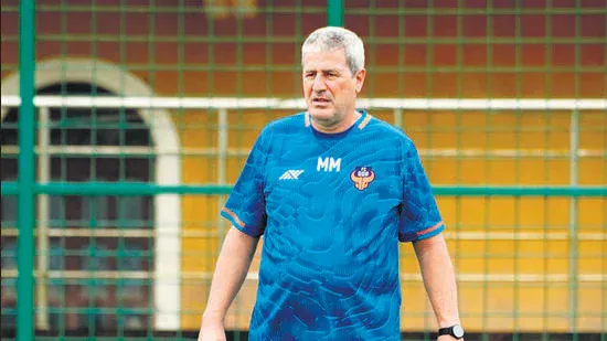 Manolo Marquez Indian football coach FC Goa national team tenure Marquez India stint AIFF football coaching in India Indian Super League ISL 2025 Sunil Chhetri retirement Indian football news football coach in India Marquez FC Goa Asian Champions League qualifier Oman Al Seeb India vs Hong Kong India football loss Marquez AIFF separation India football failure national team coach change ISL 2025 season Marquez