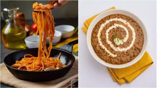 weird food combinations unusual food pairings Indian food fusion spaghetti dal makhani food experiments crazy food ideas midnight snack ideas quirky recipes Indian snacks sweet savoury combos Nehal Karkera chef food hacks food pairing ideas Maggi recipes comfort food Indian twist upma pickle French fries ice cream weird snack ideas fusion recipes dhokla aamras cucumber sugar combo Indian cooking fun food ideas creative food pairing