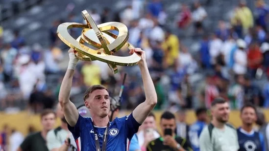 Cole Palmer Chelsea Club World Cup final Chelsea vs PSG 2025 Chelsea PSG MetLife Stadium Cole Palmer goals Chelsea PSG highlights Chelsea Club World Cup champions Chelsea PSG final result Cole Palmer FIFA Club World Cup Club World Cup USA Cole Palmer assists Chelsea PSG match report Chelsea win trophy Club World Cup prize money Enzo Maresca Chelsea coach Luis Enrique PSG coach Joao Pedro Chelsea goals PSG red card Chelsea vs PSG Trump at MetLife Stadium Club World Cup attendance Chelsea star Cole Palmer FIFA tournament news Chelsea historic win PSG football news Chelsea vs PSG player stats Chelsea win 3-0