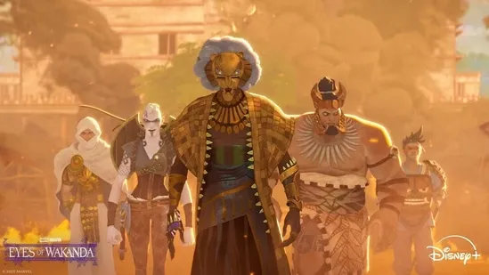 Eyes of Wakanda Marvel Animation Black Panther animated series Wakanda Disney Plus Marvel 2025 new Marvel show Hatut Zeraze Vibranium Ryan Coogler animated Marvel series superhero series Disney Plus originals Wakanda warriors Eyes of Wakanda release date Marvel animated universe Marvel animation trailer