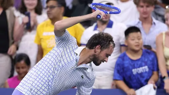 Daniil Medvedev Daniil Medvedev US Open Daniil Medvedev fine Daniil Medvedev racket smash Daniil Medvedev meltdown Daniil Medvedev outburst Daniil Medvedev Benjamin Bonzi Daniil Medvedev first round loss Daniil Medvedev US Open 2025 Daniil Medvedev prize money Daniil Medvedev unsportsmanlike conduct Daniil Medvedev racket abuse Daniil Medvedev fined Daniil Medvedev suspension Daniil Medvedev crowd reaction Daniil Medvedev umpire dispute Daniil Medvedev Greg Allensworth Daniil Medvedev viral