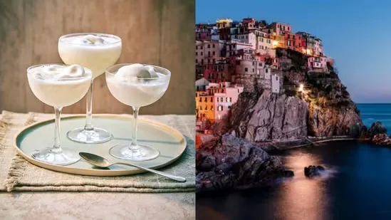 Italian lemon sgroppino recipe lemon sgroppino frozen cocktail prosecco dessert vodka sorbet drink summer Italian dessert White Wine Day recipe adult frozen dessert easy cocktail recipe slush cocktail lemon sorbet prosecco mix Italian drink at home boozy dessert recipe chilled drink Italian summers dessert cocktails easy lemon sorbet recipe how to make sgroppino homemade sorbet sorbet cocktail alcohol dessert