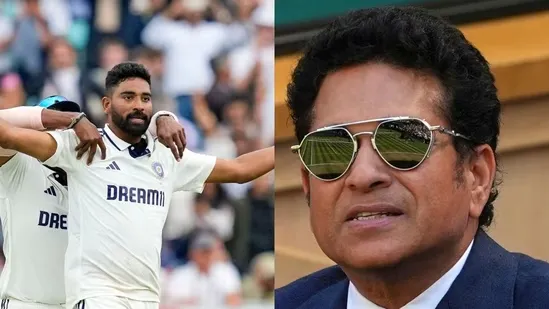 Mohammed Siraj Sachin Tendulkar India cricket Mohammed Siraj England series India vs England Test cricket India fast bowler Mohammed Siraj performance Mohammed Siraj wickets Siraj five wicket haul Siraj at the Oval India cricket news Siraj Test series hero cricket match analysis India pace attack India vs England 2025 Test match Siraj player of the match Sachin praises Siraj India bowling Mohammed Siraj bowling speed India