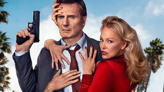 Liam Neeson Naked Gun reboot The Bad Guys 2 box office predictions Fantastic Four 2025 movie releases Pamela Anderson comedy movies DreamWorks Animation animated sequel superhero movies weekend box office Paramount movies Marvel hits Akiva Schaffer director Seth MacFarlane producer Universal Studios animated films family movies August movie releases Hollywood comedies Leslie Nielsen tribute Frank Drebin