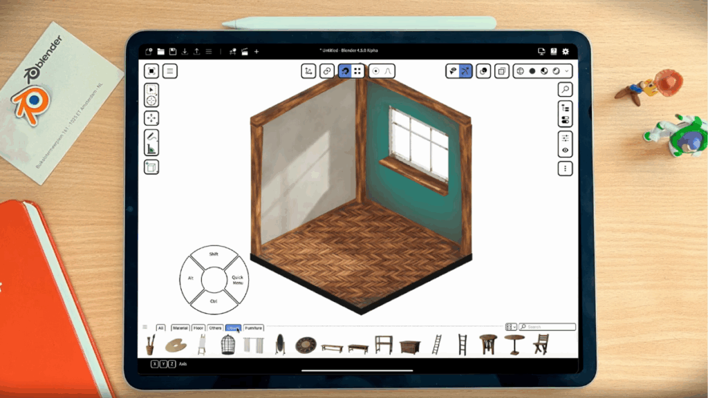 Blender for iPad Pro Apple Pencil support 3D modeling on iPad standalone Blender app iPad Blender app features tablet version Blender sculpting on iPad painting with Apple Pencil Blender 3D app for tablets Blender app Android release Blender for Huawei MatePad Blender for Microsoft Surface Blender for Wacom tablets stylus support for Blender iPad Pro animation app Blender tablet user interface Blender mobile 3D