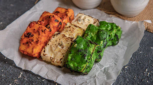 Tiranga Paneer Tikka recipe Indian starter recipes paneer tikka variations tricolor paneer tikka red marinade paneer white marinade paneer green marinade paneer Kashmiri chili paneer recipe cashew paste marinade mint chutney recipe tandoor paneer tikka grilled paneer recipes vegetarian Indian appetizers Indian party snacks festive paneer tikka Independence Day recipes Republic Day recipes colorful paneer tikka how to make paneer tikka marinated paneer cubes paneer with bell peppers capsicum paneer skewers smoky paneer tikka homemade paneer tikka soft paneer starters Indian fusion appetizers healthy paneer tikka recipe spicy paneer tikka creamy paneer tikka tangy paneer tikka best paneer recipes for parties tandoor recipes vegetarian grill recipes how to marinate paneer easy paneer tikka method Indian festive starters paneer tikka at home traditional paneer tikka recipes quick paneer tikka recipes paneer tikka with vegetables vegetarian tandoori snacks paneer recipes without onion garlic Indian vegetarian BBQ recipes paneer kebab recipes colorful Indian dishes vibrant paneer starter recipes paneer tikka presentation ideas restaurant style paneer tikka North Indian paneer tikka Delhi style paneer tikka Mumbai style paneer tikka healthy Indian appetizers protein rich vegetarian snacks paneer tikka for celebrations paneer recipes for kids paneer tikka for dinner parties Indian festive menu ideas paneer tikka for weddings paneer tikka for gatherings smoky grilled paneer tricolor Indian food recipes paneer tikka with salad paneer tikka with chutney paneer tikka for festivals Independence Day food ideas Republic Day food ideas paneer skewers for BBQ