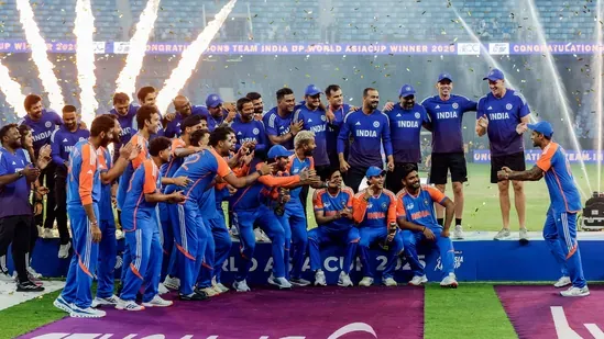 Asia Cup 2025 final India vs Pakistan Asia Cup trophy controversy Suryakumar Yadav Asia Cup statement Mohsin Naqvi trophy issue BCCI complaint Asia Cup Dubai final Rinku Singh match winning shot India beats Pakistan Asia Cup Dubai Cricket ACC trophy drama Asia Cup presentation delay Asia Cup trophy missing India cricket team Asia Cup celebration without trophy Asia Cup 2025 Dubai stadium Asia Cup final highlights Indian cricket news Pakistan cricket controversy Asia Cup trophy handover Mohsin Naqvi PCB