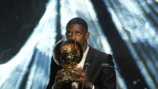 Ousmane Dembele Ballon d’Or 2025 PSG treble winner Paris Saint Germain Champions League 2025 Ballon d’Or ceremony Lamine Yamal Kopa Trophy Vitinha PSG Ballon d’Or results Aitana Bonmati Ballon d’Or Feminin Barcelona Ballon d’Or 2025 winners PSG Club of the Season Dembele Champions League Player of the Season PSG treble history Theatre du Chatelet Ballon d’Or awards 2025 football awards Paris football news PSG historic