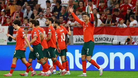 Cristiano Ronaldo FIFA World Cup 2026 qualifiers Portugal vs Hungary Ronaldo goal record Ronaldo vs Messi Ronaldo ties Carlos Ruiz Ronaldo surpasses Messi Ronaldo penalty goal Ronaldo international goals Portugal World Cup qualifiers Ronaldo Hungary match highlights Ronaldo football news Ronaldo age 40 scoring record Ronaldo all time scorer Ronaldo Portugal captain Ronaldo World Cup 2026 journey Lionel Messi Argentina World Cup qualifiers Messi farewell match Messi vs Venezuela Messi international goals Messi vs