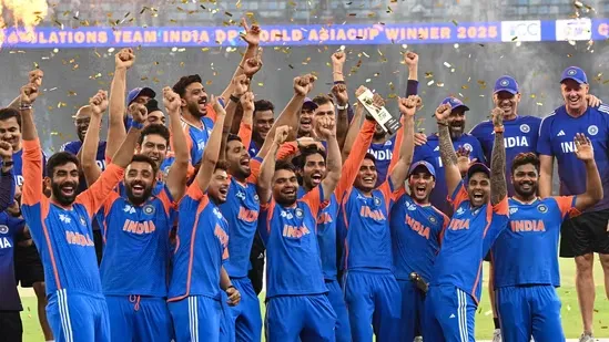 BCCI prize money Asia Cup 2025 India vs Pakistan final India wins Asia Cup Dubai cricket tournament Suryakumar Yadav captain India Asia Cup champions Indian cricket team unbeaten Asia Cup 2025 Virat Kohli retirement Rohit Sharma retirement Ravindra Jadeja retirement Devajit Saikia BCCI secretary Indian team cash reward 21 crore prize for India Indian support staff reward Asia Cup 2025 winners prize India cricket victory in Dubai Pakistan Asia Cup defeat ACC chief Mohsin Naqvi controversy India refuses trophy from ACC