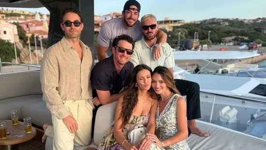 Nina Dobrev Italy vacation Zac Efron Shaun White breakup Vampire Diaries star Hollywood actress Italian coastline vacation celebrity getaway Miles Teller Keleigh Teller Chace Crawford Kelsey Merritt luxury yacht trip Mediterranean holiday Nina Dobrev swimsuit photos Zac Efron beach look celebrity vacation photos Nina Dobrev post breakup life Nina Dobrev Shaun White split Nina Dobrev Instagram updates Zac Efron and Nina Dobrev friendship Hollywood celebrity news Nina Dobrev glamorous style Italy celebrity vacation 2025